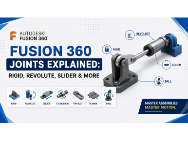Fusion 360 Joints Explained: Rigid, Revolute, Slider & More